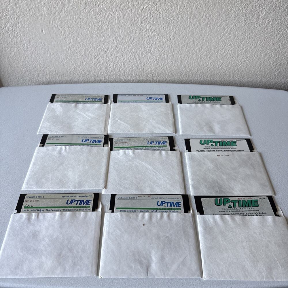Uptime Lot Of Floppy Disks For IBM
